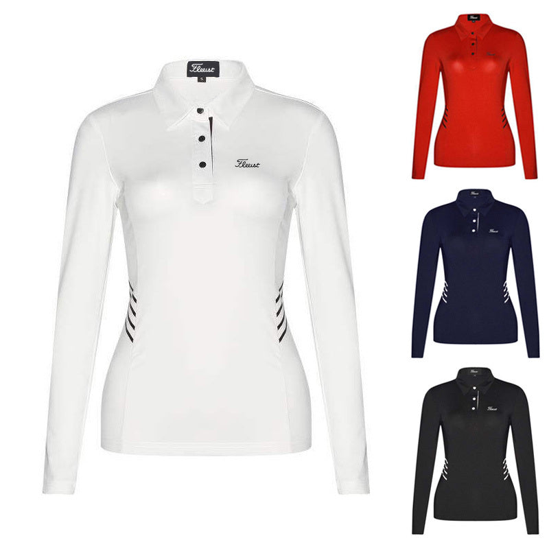 Women's Performance Golf Polo: Breathable, Quick-Dry, Slim Fit