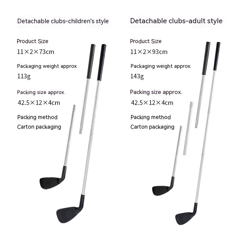 Golf Metal Clubs – Parent-Child Outdoor Golf Set for Fun & Learning