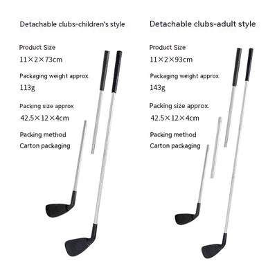 Golf Metal Clubs – Parent-Child Outdoor Golf Set for Fun & Learning