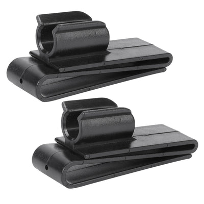 Golf Club Bag Clip – Durable Plastic Putter Clamp Holder (Black)