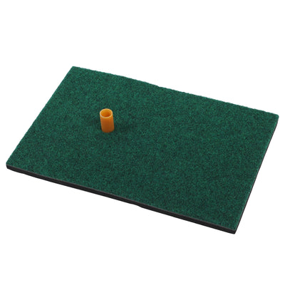 Golf Swing Practice Mat – Indoor Hitting Mat with Tee & Artificial Lawn