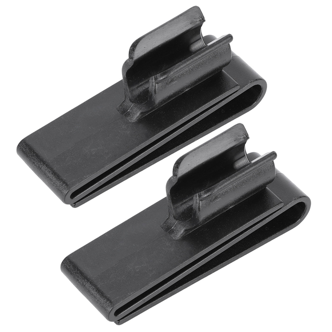 Golf Club Bag Clip – Durable Plastic Putter Clamp Holder (Black)