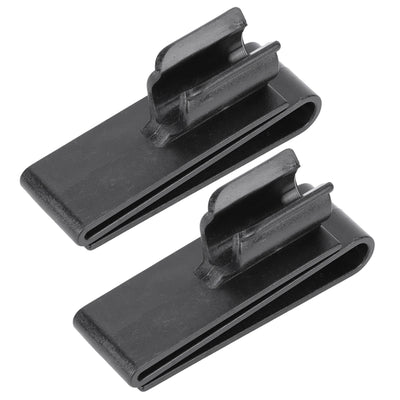 Golf Club Bag Clip – Durable Plastic Putter Clamp Holder (Black)