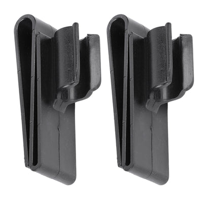 Golf Club Bag Clip – Durable Plastic Putter Clamp Holder (Black)
