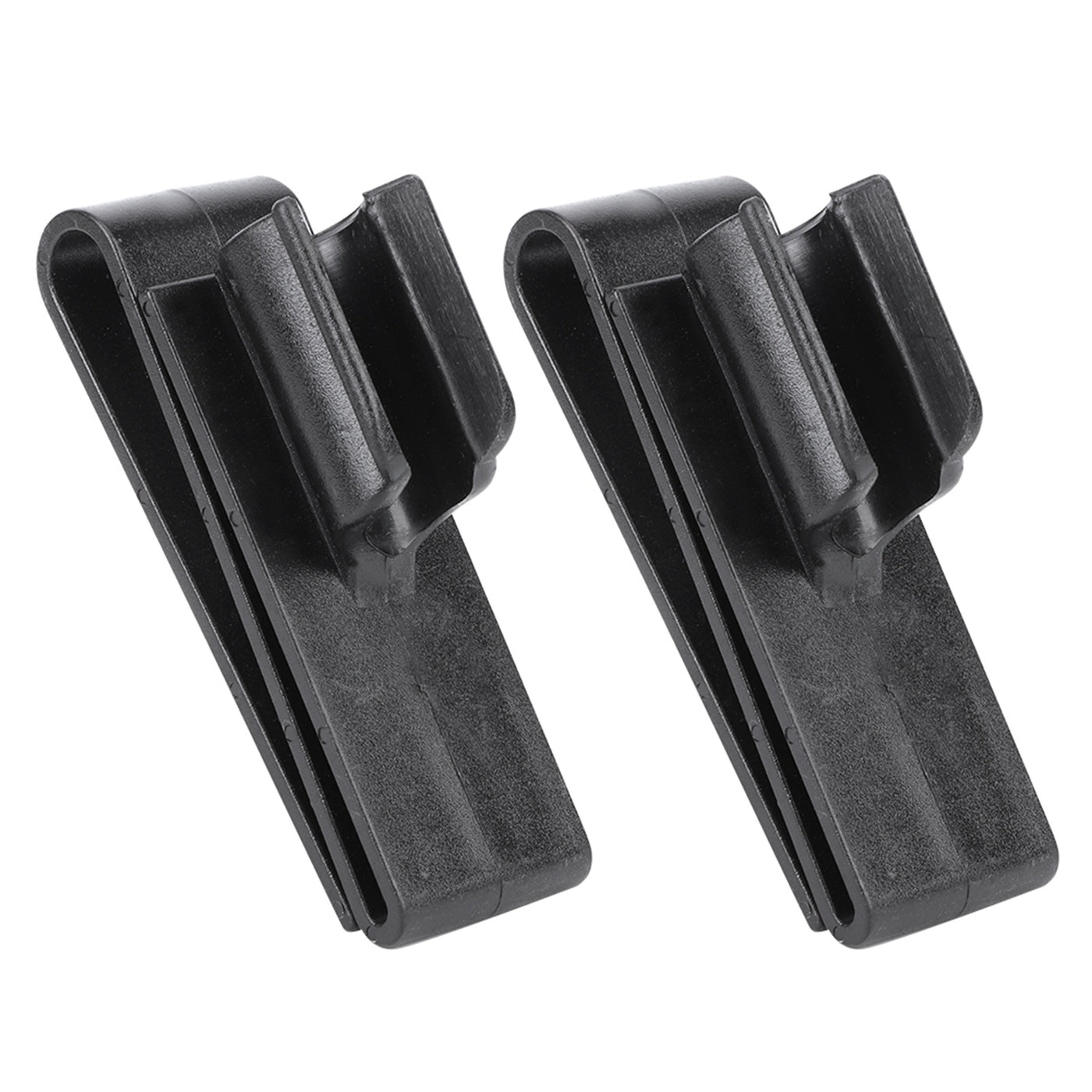 Golf Club Bag Clip – Durable Plastic Putter Clamp Holder (Black)