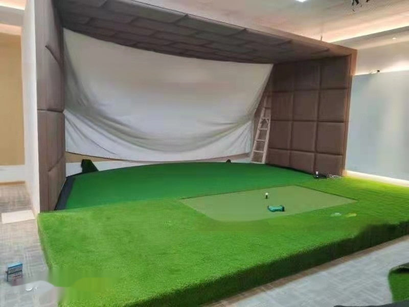 Golf Bullseye Cloth Simulator Curtain – Adjustable, Thickened Fire Silencer for Indoor Use