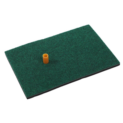 Golf Swing Practice Mat – Indoor Hitting Mat with Tee & Artificial Lawn