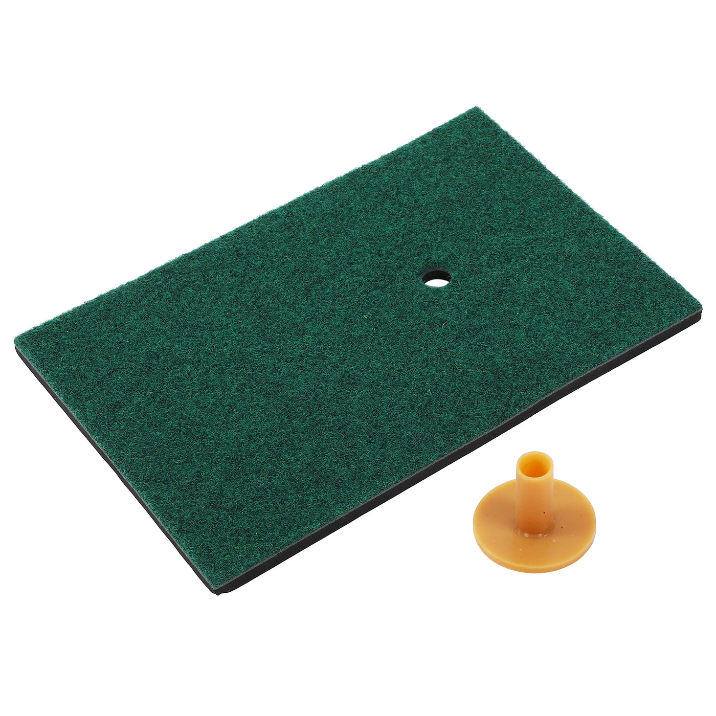 Golf Swing Practice Mat – Indoor Hitting Mat with Tee & Artificial Lawn