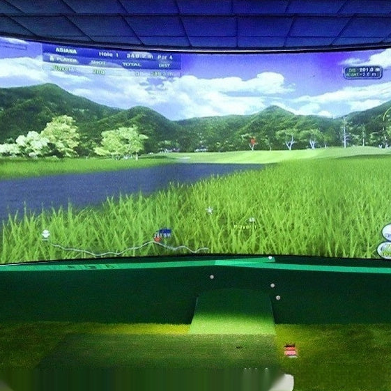 Golf Bullseye Cloth Simulator Curtain – Adjustable, Thickened Fire Silencer for Indoor Use