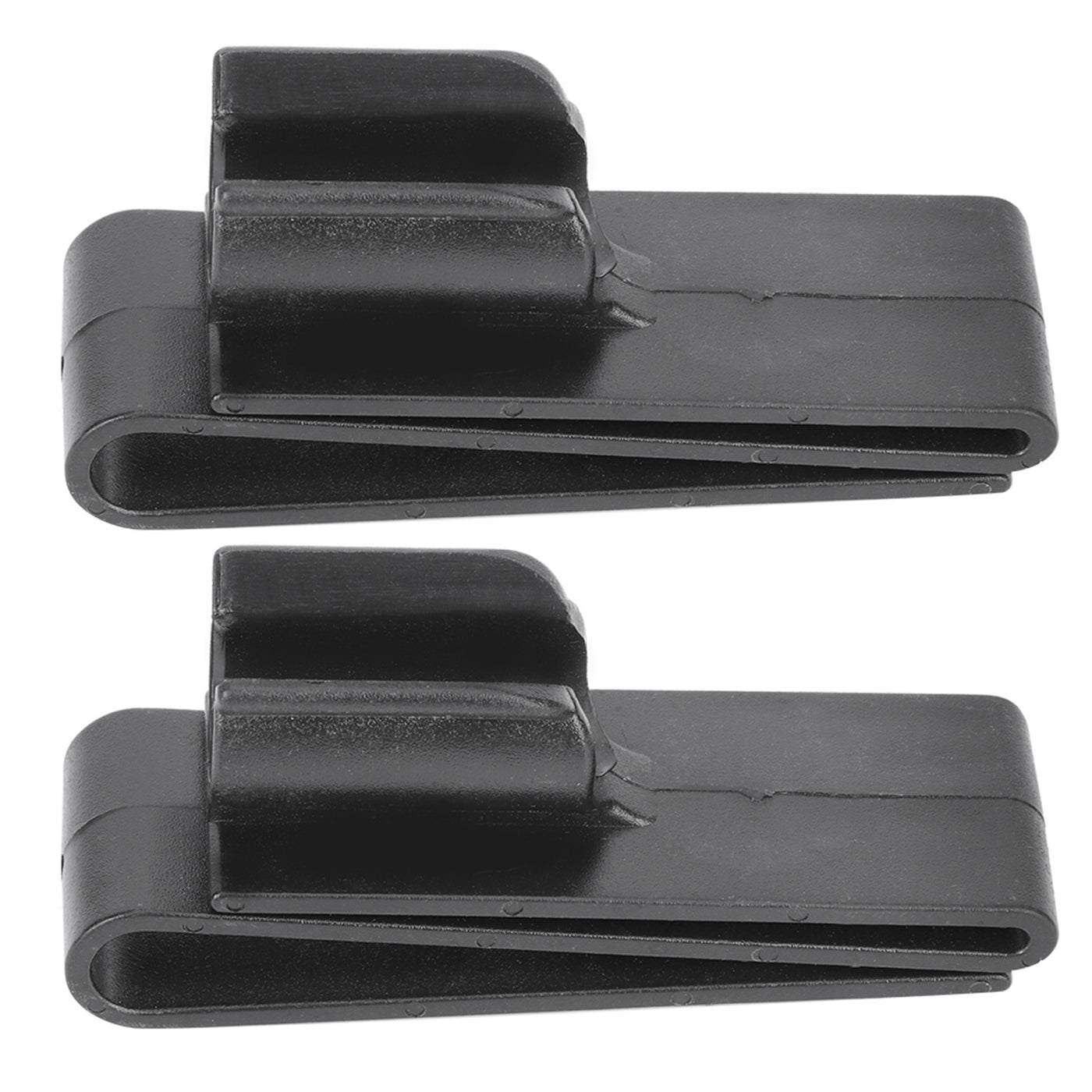 Golf Club Bag Clip – Durable Plastic Putter Clamp Holder (Black)
