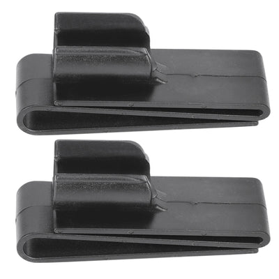 Golf Club Bag Clip – Durable Plastic Putter Clamp Holder (Black)