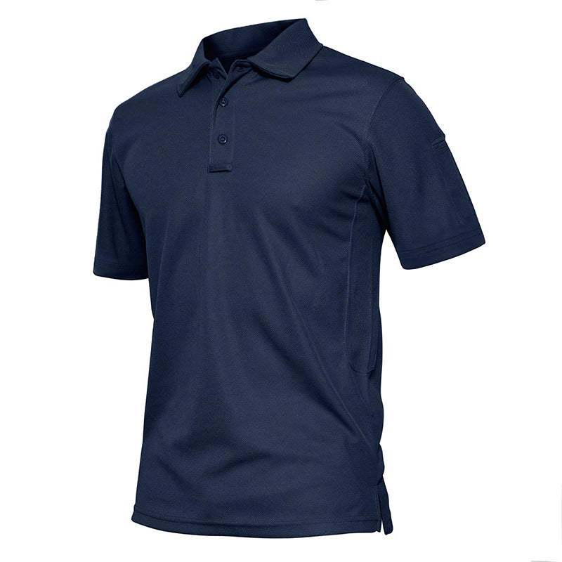 Men's Short-Sleeve Golf Polo Shirt: Classic Fit, Performance Fabric