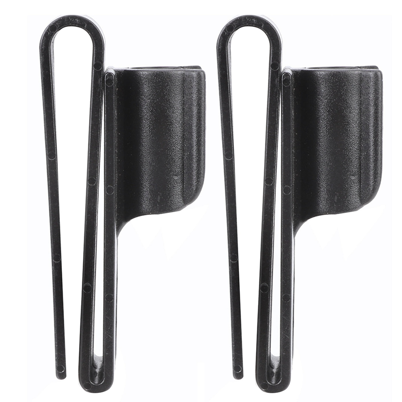 Golf Club Bag Clip – Durable Plastic Putter Clamp Holder (Black)