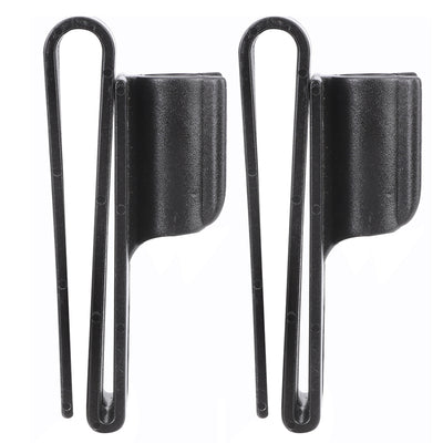 Golf Club Bag Clip – Durable Plastic Putter Clamp Holder (Black)
