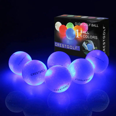 LED Golf Balls – Night Glow Balls with 6 Bright Colors