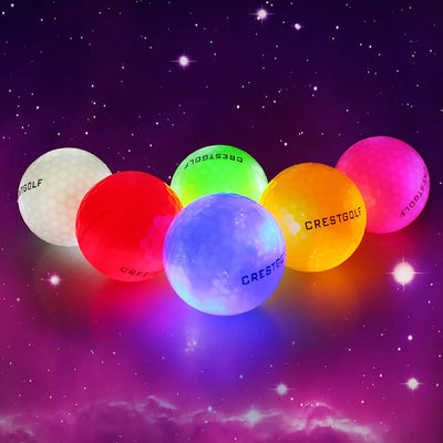 LED Golf Balls – Night Glow Balls with 6 Bright Colors