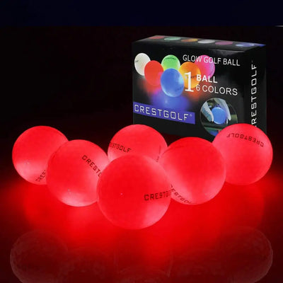 LED Golf Balls – Night Glow Balls with 6 Bright Colors