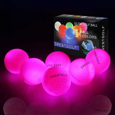 LED Golf Balls – Night Glow Balls with 6 Bright Colors