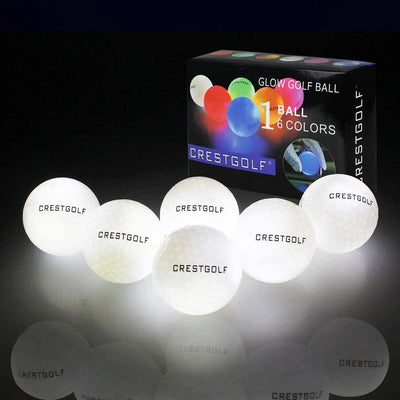 LED Golf Balls – Night Glow Balls with 6 Bright Colors