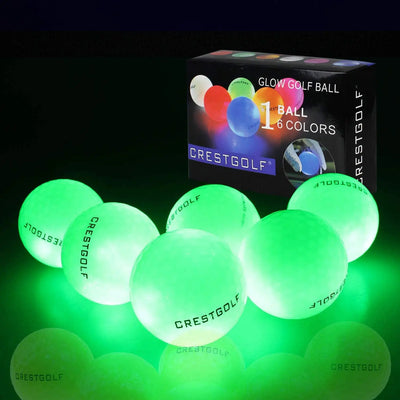 LED Golf Balls – Night Glow Balls with 6 Bright Colors