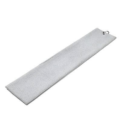 Waffle Microfiber Golf Towel – Absorbent Club & Ball Cleaning Cloth with Bag Clip