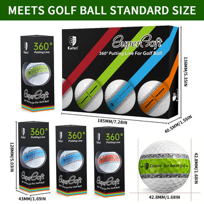 3-Layer PU Putter Golf Ball – Precision & Stability for Perfect Putts