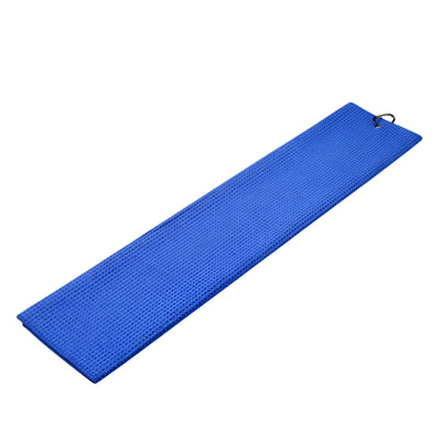 Waffle Microfiber Golf Towel – Absorbent Club & Ball Cleaning Cloth with Bag Clip