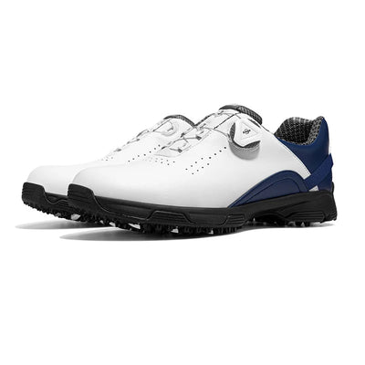 Men’s Golf Shoes – Waterproof, Anti-Slip, Lightweight Sports Sneakers with Knob Buckle