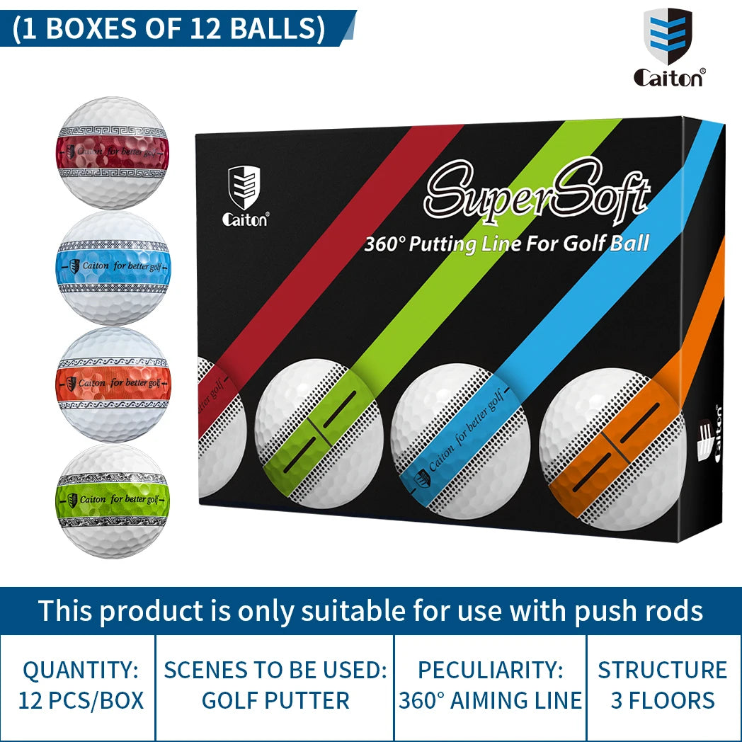 3-Layer PU Putter Golf Ball – Precision & Stability for Perfect Putts