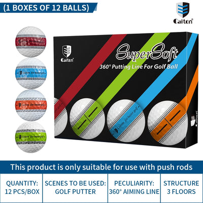 3-Layer PU Putter Golf Ball – Precision & Stability for Perfect Putts