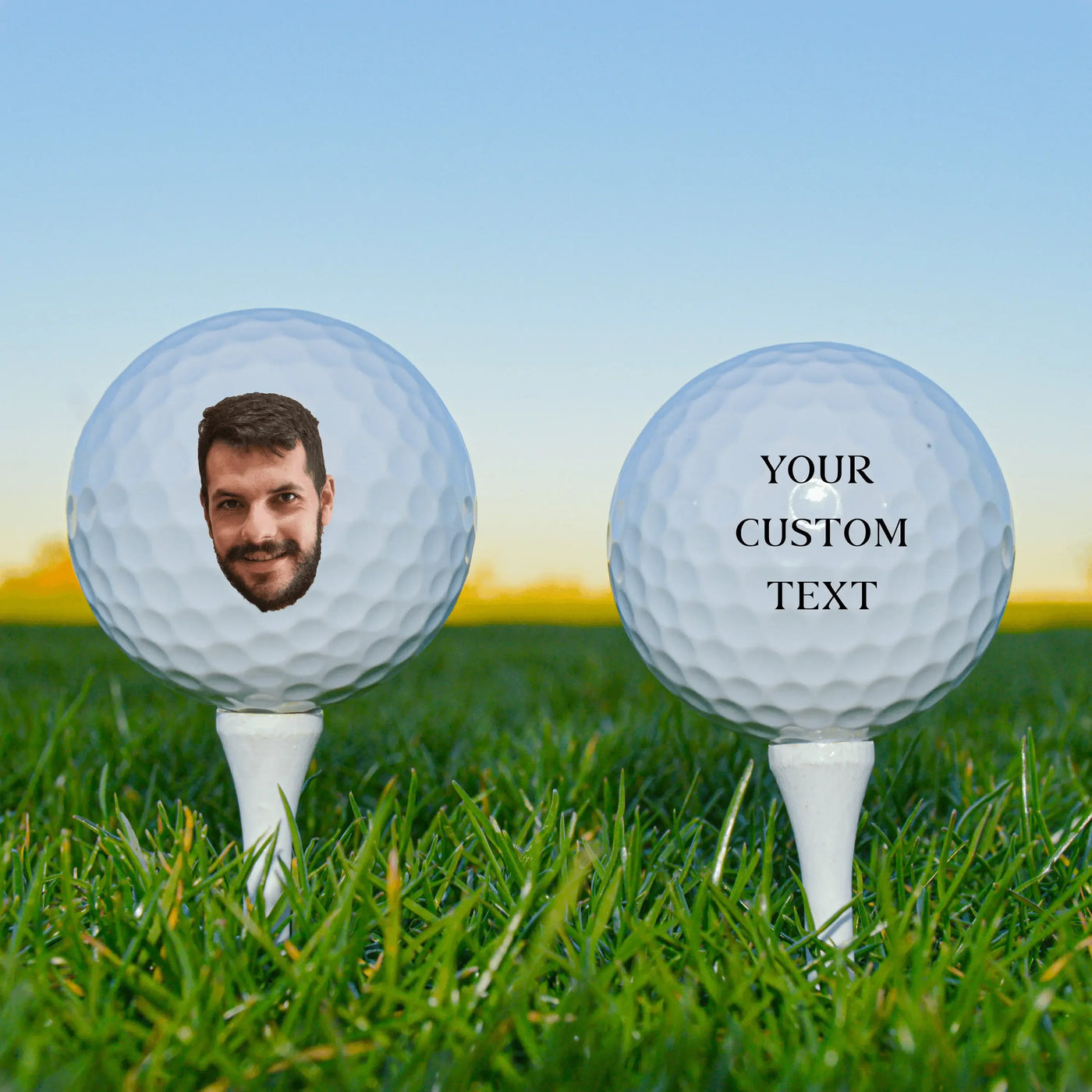 Custom Photo Golf Balls - Personalized Gift for Golfers, Dad, Groomsmen & Sports Enthusiasts