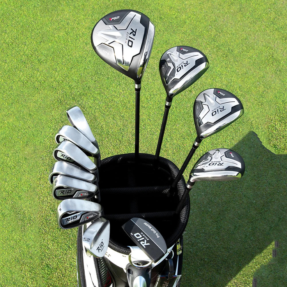 Zeixo RIO III Golf Club Set – 12/4 Pcs Right-Handed Professional Clubs with Bag for Beginners