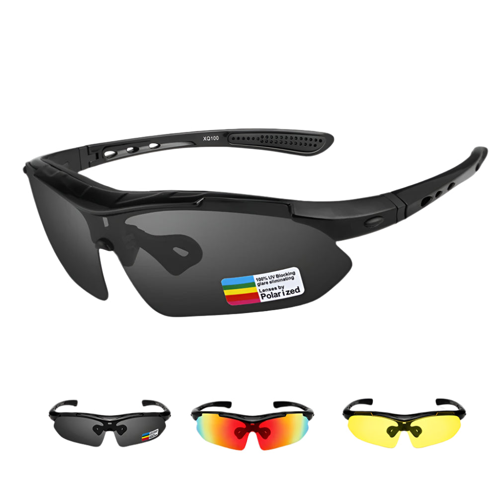 Golf Practice Sunglasses – Polarized UV Protection with 5 Lens Pairs for Myopia