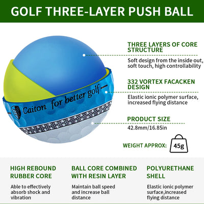 3-Layer PU Putter Golf Ball – Precision & Stability for Perfect Putts