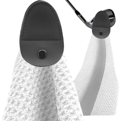 Golf Towel with Magnetic Patch – Microfiber Quick-Dry Waffle Pattern Cleaning Towel