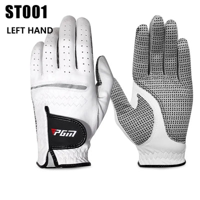 Genuine Leather Golf Gloves – Anti-Slip & Breathable Sport Gloves for Men