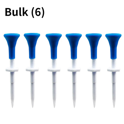 5pc Adjustable Golf Tees – Durable & Stable for Precision Shots
