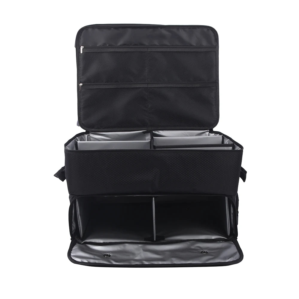 Waterproof Golf Trunk Organizer with Shoes Bag & Storage for Gear & Accessories