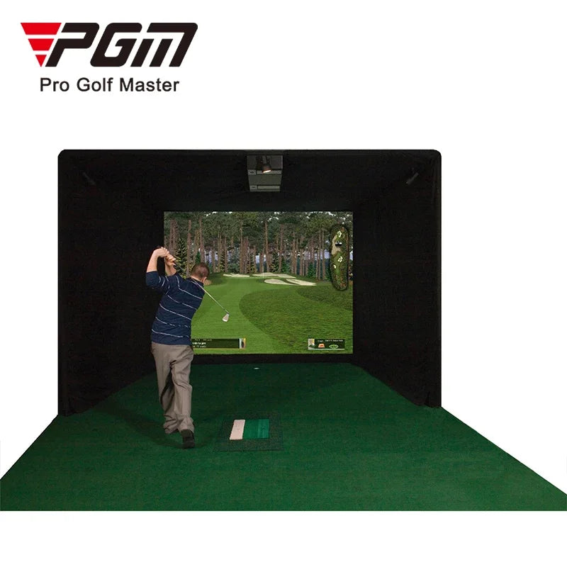 Professional Indoor Golf Simulator – 3D Virtual System for Home Use