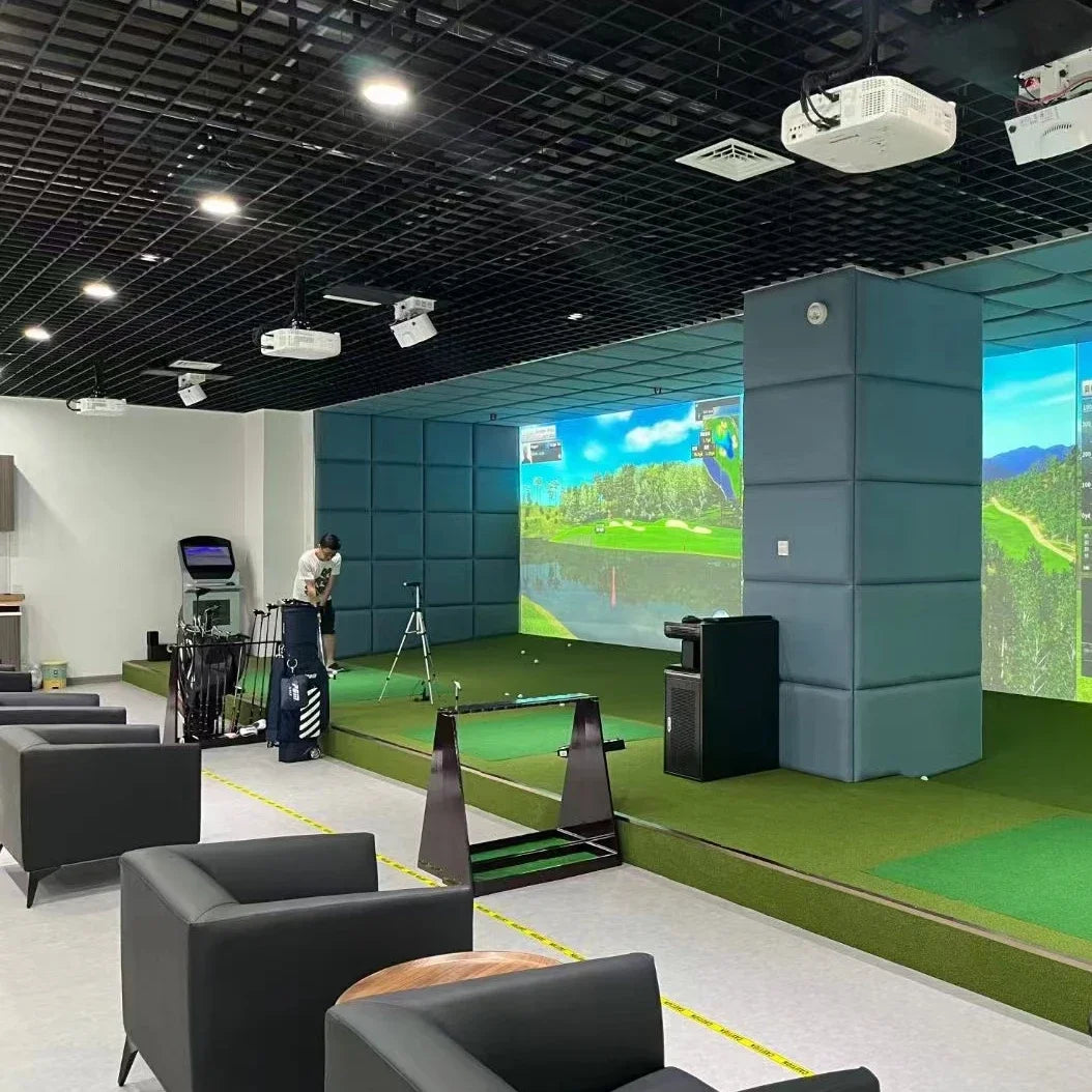 Professional Indoor Golf Simulator – 3D Virtual System for Home Use