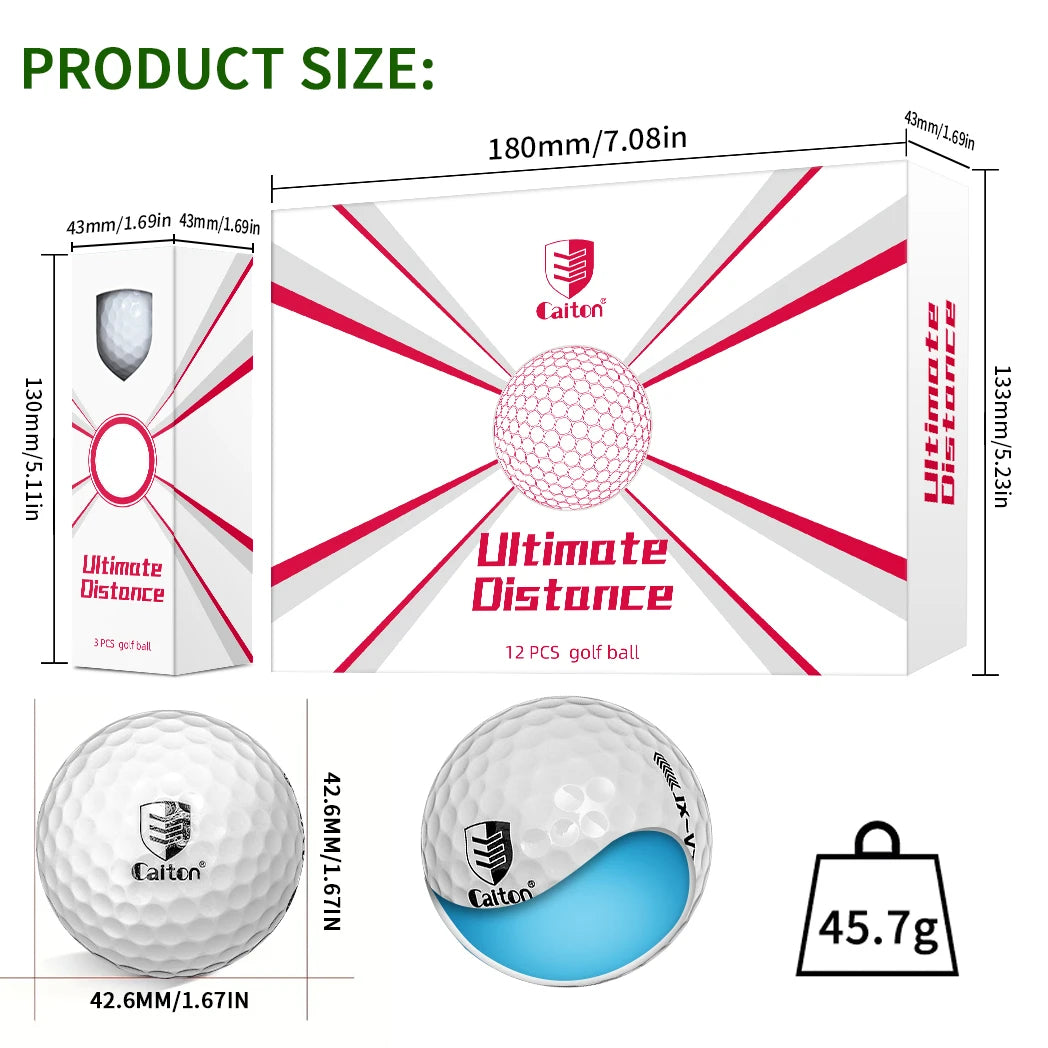 Ultra-Long Distance Golf Ball – Double Core for Maximum Flight