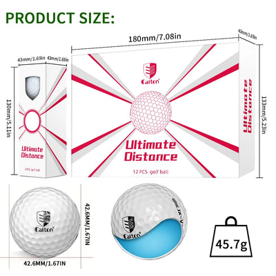 Ultra-Long Distance Golf Ball – Double Core for Maximum Flight