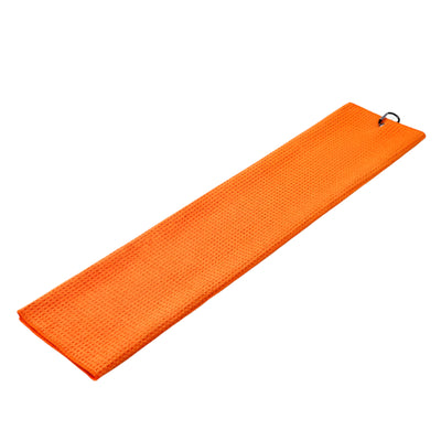 Waffle Microfiber Golf Towel – Absorbent Club & Ball Cleaning Cloth with Bag Clip