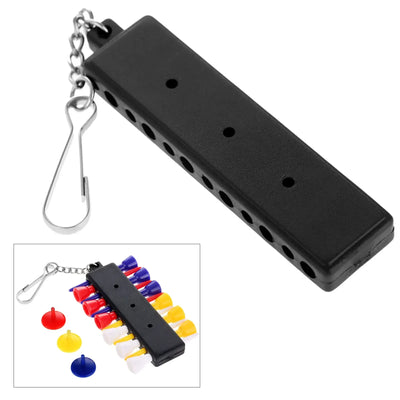 1Pc Rubber Golf Tee Holder & Ball Marker Keeper – Essential Golf Accessory