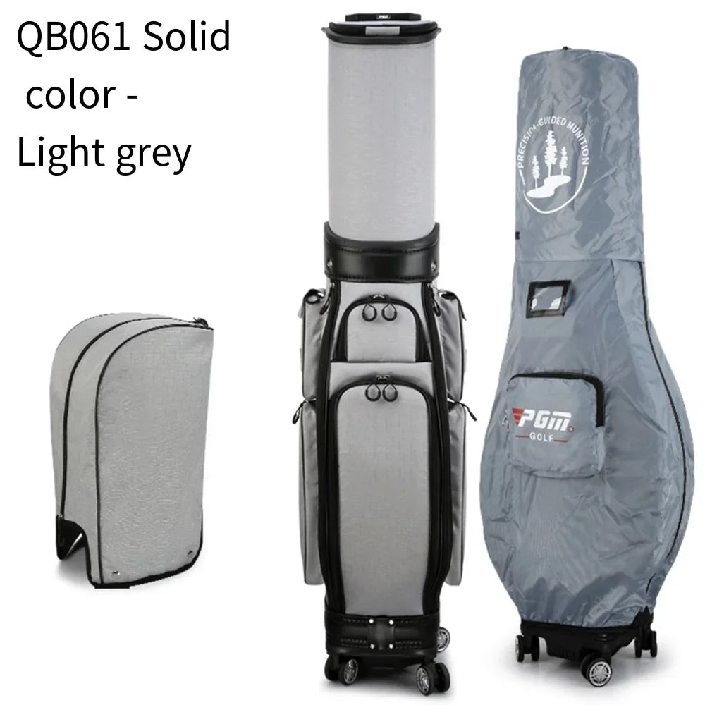 Portable Golf Bag with Wheels – Standard Size, Rain Cover, Large Capacity & Ball Package