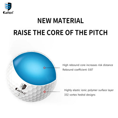 12pcs Super Long-Distance Golf Balls – Double-Layer for Maximum Yardage