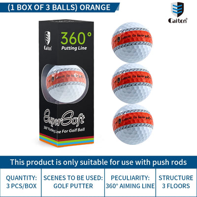 3-Layer PU Putter Golf Ball – Precision & Stability for Perfect Putts