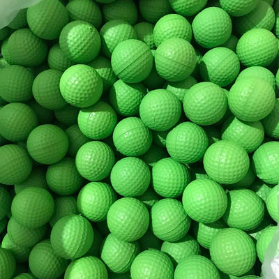 20 Pcs PU Foam Golf Balls – Yellow Sponge Elastic for Indoor/Outdoor Training