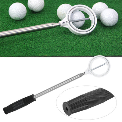 Telescopic Golf Ball Retriever – Stainless Steel Shaft for Easy Ball Pickup