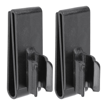 Golf Club Bag Clip – Durable Plastic Putter Clamp Holder (Black)